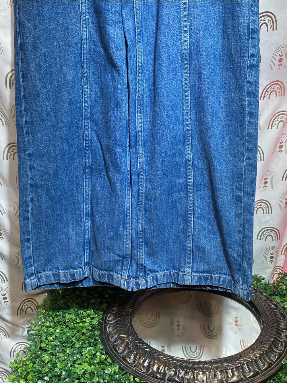 GAP Blue Elastic-Waist Wide-Leg Kids Jeans